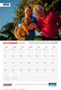The Famous Faces Of Fisher's 2015 calendar debut