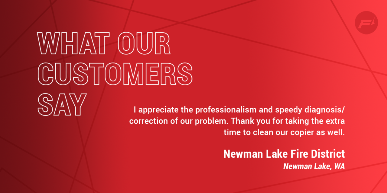 Fishers Testimonial - Newman Lake Fire District Fishers Testimonial - Newman Lake Fire District