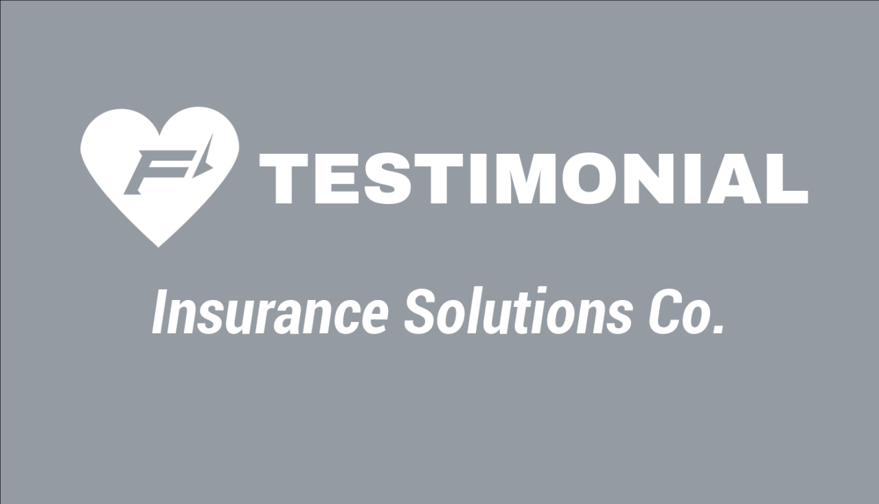 Fishers Testimonial - Insurance Solutions Company