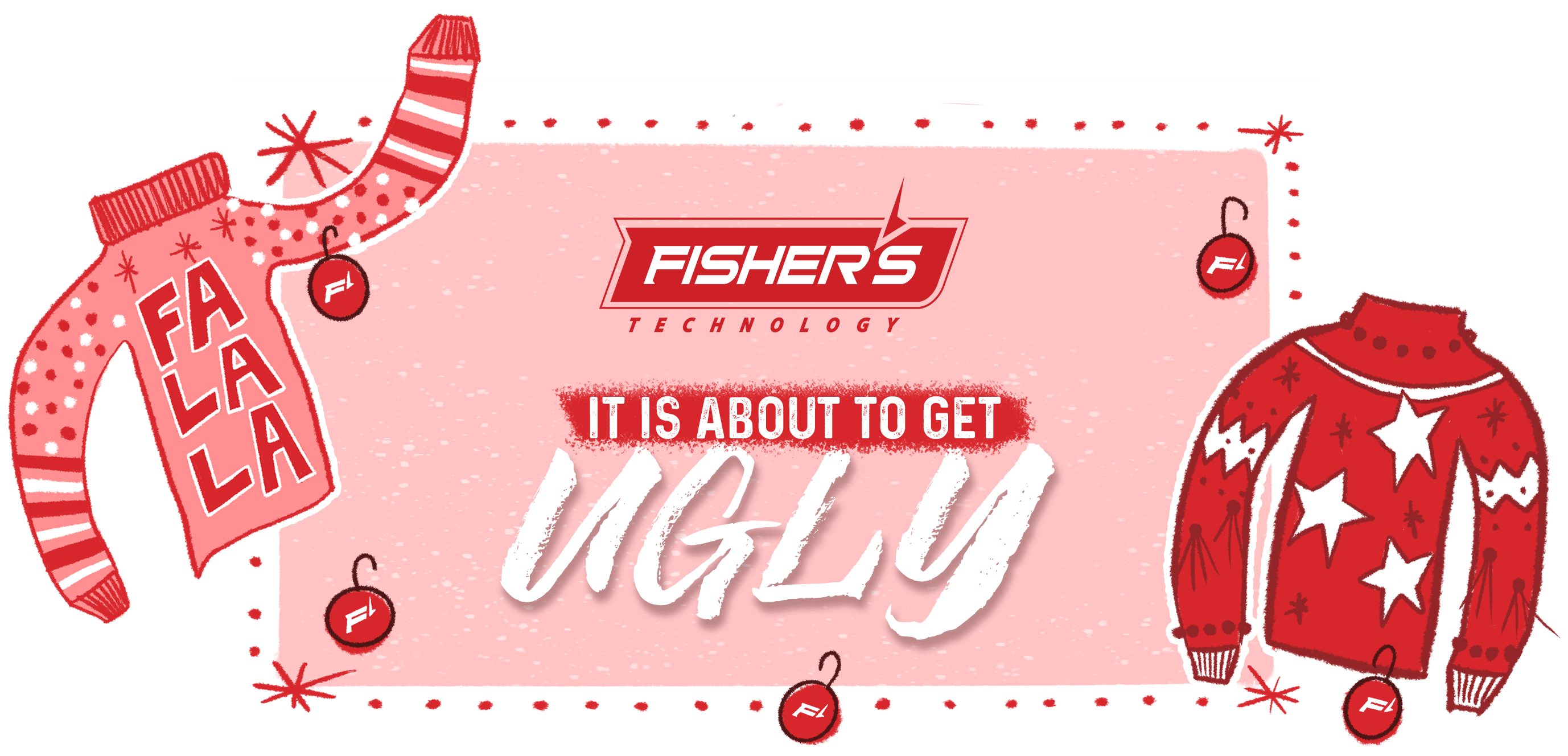 fisher's ugly sweater website hero