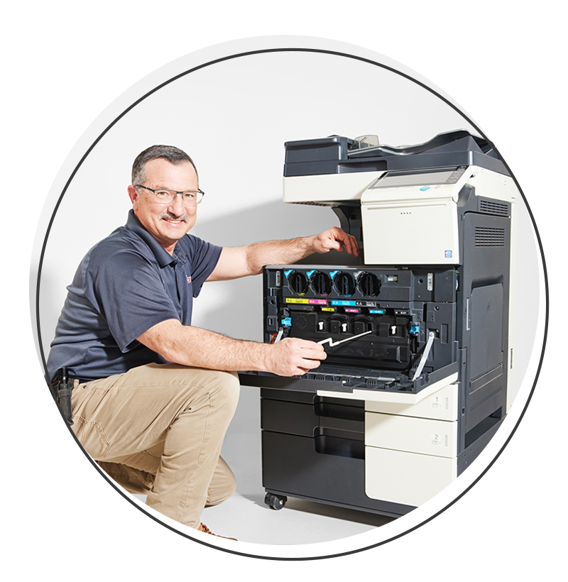 fisher's servicing km mfp circle