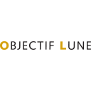 Objectif Lune company logo in black and yellow